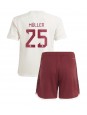 Bayern Munich Thomas Muller #25 Alternativní dres pro děti 2023-24 Krátký Rukáv (+ trenýrky)